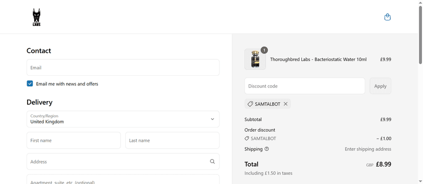 Thoroughbred Labs Coupon Code - Get 15% Off on Lab-Tested SARMs